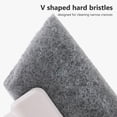thumbnail image 3 of Window Track Cleaning Brush, Window Groove Cleaning Brush Detachable V Shaped Hard Bristles Built In Scraper 5Pcs  For Window, 3 of 8