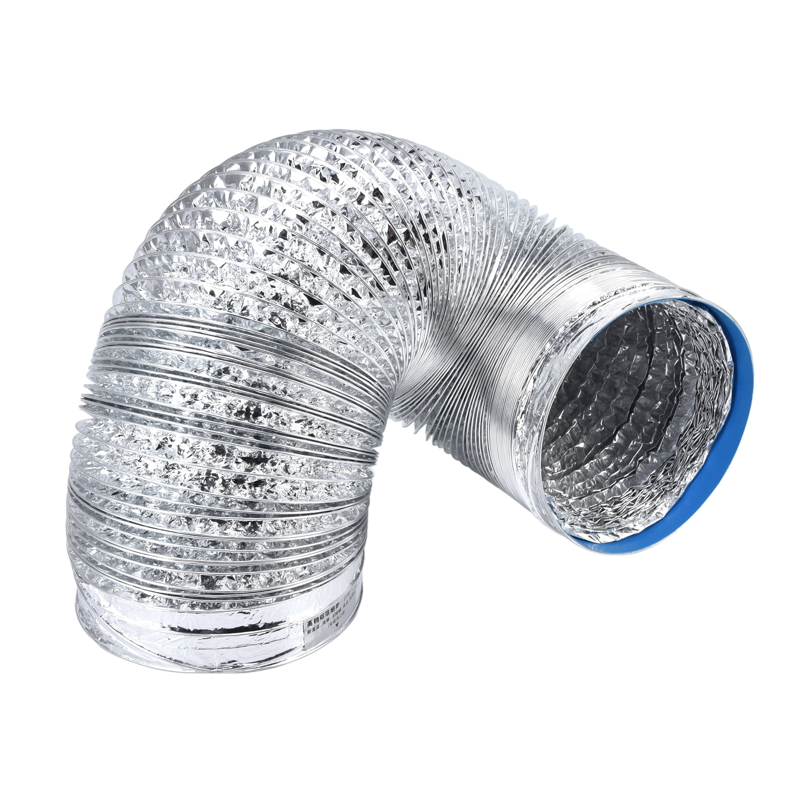 Aluminum Foil Vent Hose High Temperature Resistance Flexible Good Sealing Double Layer Dryer Vent Hose for Factories
