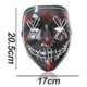 thumbnail image 2 of Máscara de purga aterradora para Halloween, máscara brillante iluminada, regalo para niños, adultos, fiesta de Festival, 2 of 5