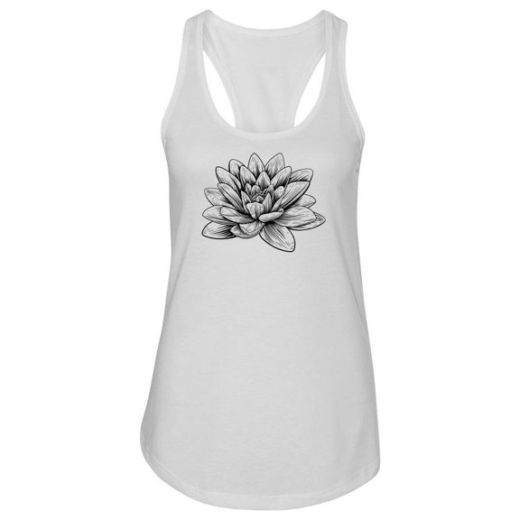 Lotus Lily Flower Tank Women -Image by Shutterstock, Female Small