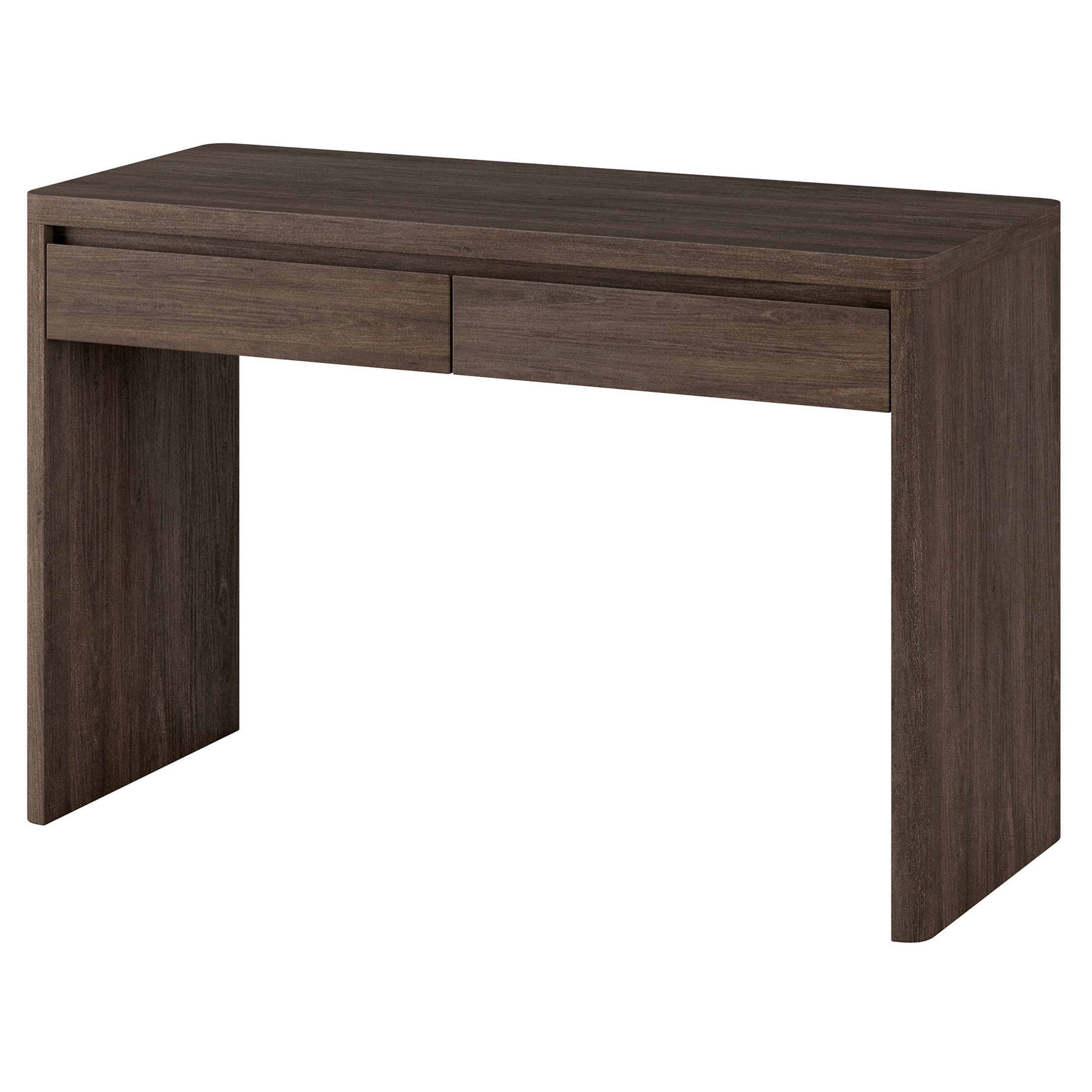 Evelyn&Zoe Modern/Contemporary 48" Wide Brown Oak Home Office