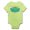 Kiwi, variant on CafePress - Stretchy Pants (Vintage Look) Infant Creeper - Baby Light Bodysuit, Size Newborn - 24 Months