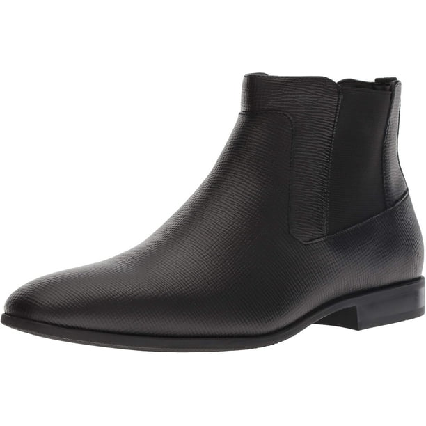 Calvin klein men's christoff epi leather chelsea boot deals