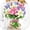 Lillies & Lupines, variant on Pop Up Flower Cards, 3D Paper Flowers Bouquet Birthday Card 12’‘ with Blank Note and Envelope, Mother's Day, Get Well Greeting, Anniversary, Thank You, Easter Gifts Cards for Women Mom, Lillie