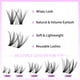 thumbnail image 3 of Kit de extensiones de pestañas VEYESBEAUTY Lash Clusters Whisper 8-16 mm, 3 of 6