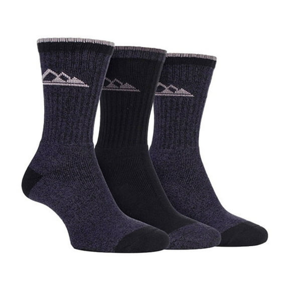 Storm Valley - 3 Pairs Ladies Lightweight Breathable Hiking Socks with Arch Support