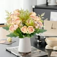 thumbnail image 6 of Inerposs Artificial Roses, Home Decor Flowers, Wedding Venue Decoration, Indoor Floral Arrangement, Mom's Day Party Centerpiece, 6 of 7