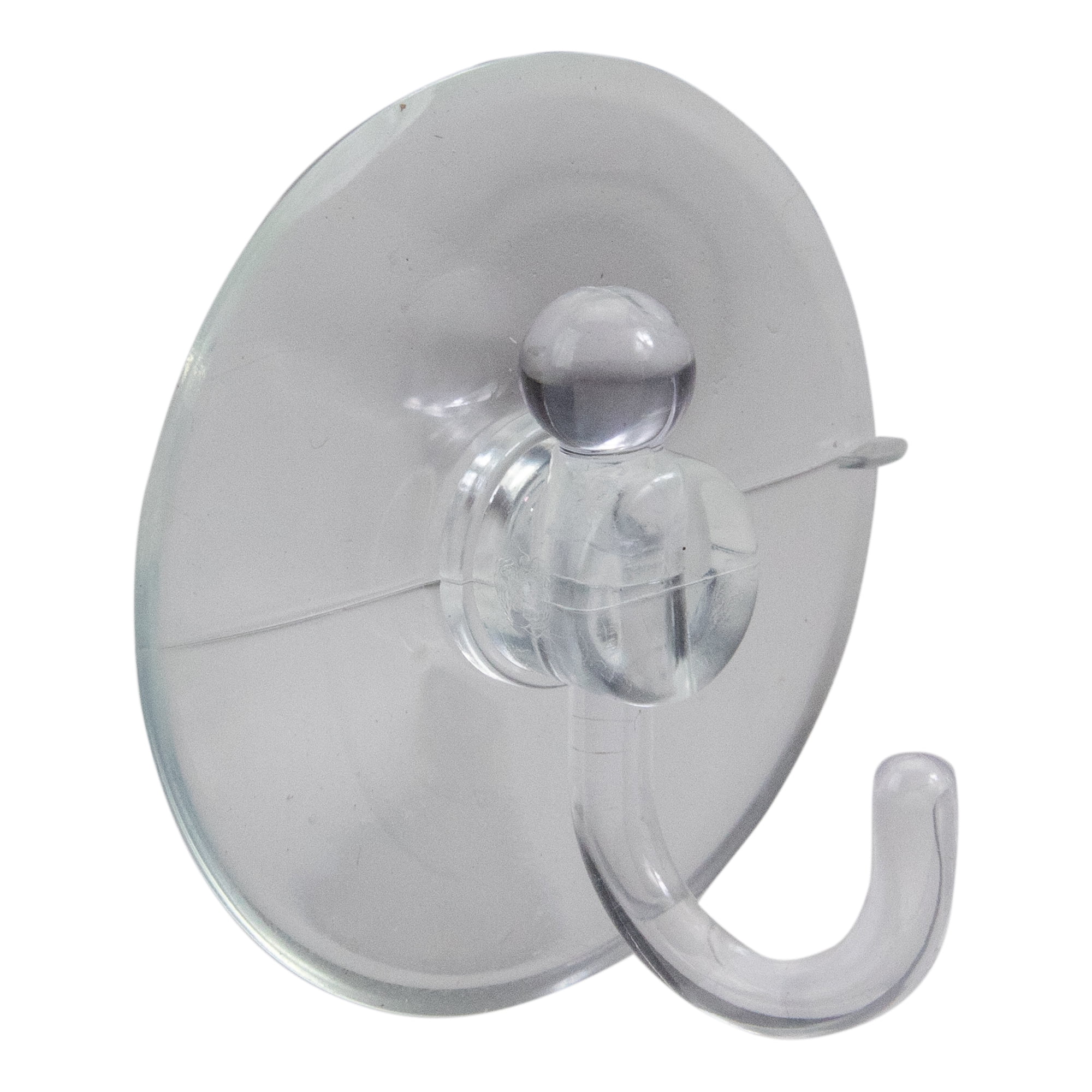 Adams 6000-74-3040 2-1/2" Clear Suction Cup With Metal "U" Hook 2 Count 