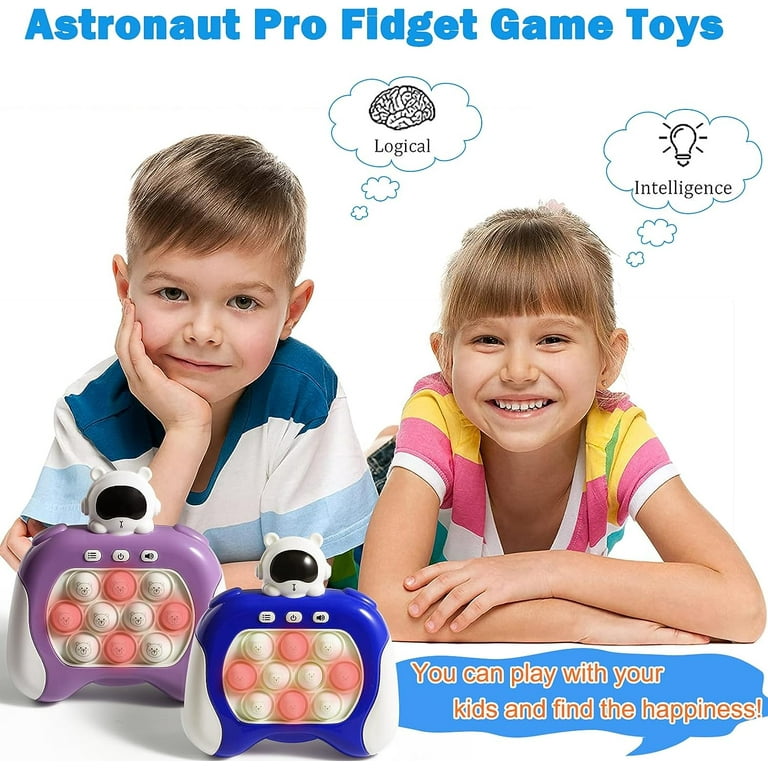  2Pcs Fast-Push-Bubble-Game For Kids & Adults Pop Fidget Quick  Push Game Light Up Puzzle Speed Push Game Handheld Fidget Game Toy Gift For  Boys & Girls Age 3-12 For Relaxation