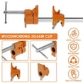 thumbnail image 4 of MesaSe 2Pcs 1/2 Inch Pipe Clamps Sturdy Metal Tube Clamp Set Durable Woodworking Assembly Clamp Adjustable Wood Clamp Fixture, 4 of 7