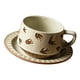 thumbnail image 1 of Taza de café taza de té, 300 ml con asas, regalo de cumpleaños, adorno de diseño de golondrina de gran capacidad con bandeja para el hogar, café, bar,, 1 of 8