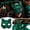 Green, variant on Rhinestone Heart Nose Full Cat Face Lace Mask, Glitter Kitty Masquerade Mask for Women Carnival Halloween Cosplay Outfit