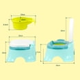 thumbnail image 5 of 3-in-1 Seat Potty Baby Toilet Stepstool for Toddler Potty Training Trainer Seat Chair, Easy to Clean, 3 Colors, 5 of 8