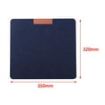 thumbnail image 4 of Mouse Pad Computer Desk Mat Heat Resistance Good Toughness Office - Dark Blue, 4 of 4