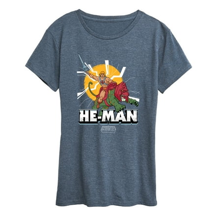 He-Man Masters of the Universe – He-Man Charging – Women s Short Sleeve Graphic T-Shirt