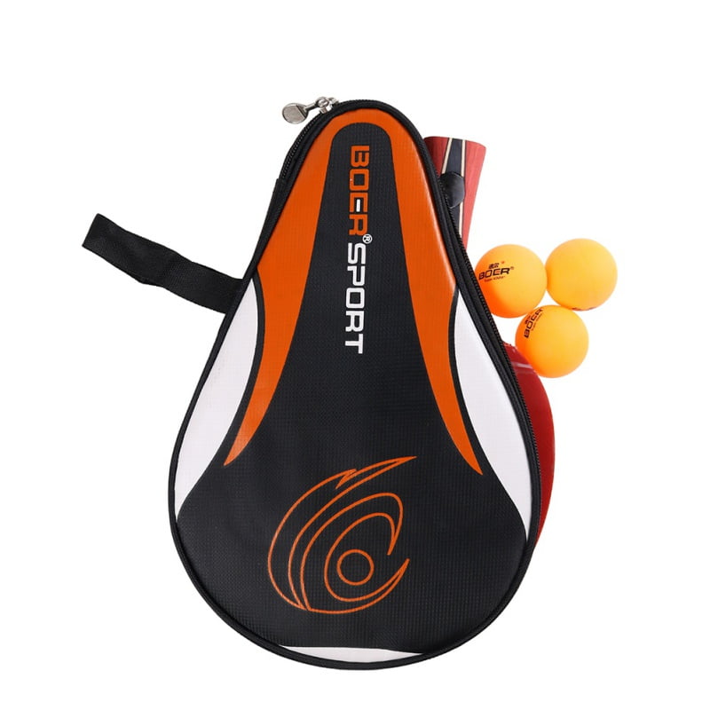 Waterproof Table Tennis Case Bat Waterproof Bag Pouch Ball Case Cover 