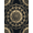 Black, Pattern 1, variant on ODIKA 4'x6' Machine Washable Non-Slip Area Rug, Oriental Black High Traffic Rug, Black, 1236252