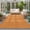 Orange, variant on Burnt Orange Solid Round Living Room Rugs 6 ft, Minimalist Cloth Sunset Orange Linen Texture Washable Area Rug with Non-Slip Sturdy Edge Binding Round Carpet for Kitchen Office Bedroom