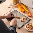 thumbnail image 1 of Double-Sided Stainless Steel Cutting Board, Reversible Chopping Block With Built-In Juice Groove and Non-Slip Border, for Meat and Vegetable Preparation, A, 1 of 2