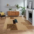thumbnail image 4 of Beige Area Rug 8X11, Geometric Carpet, Hand Tufted Rugs, Hallway, Bedroom, Rectangular Carpet, 4 of 6