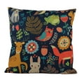 thumbnail image 4 of Woodlands | Pillow Cover | Throw Pillow | Home Decor | Pillow | Art Pillow | Animals | Cute Animals | Fun Pillow Design | Kids Accent Pillow, 4 of 10