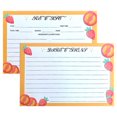 thumbnail image 1 of Quinlirra - 50 tarjetas de recetas, tarjetas de doble cara con líneas blancas naturales, impresas a color y estampadas con lámina dorada metálica, para anotar ingredientes e instrucciones (C y 6 x 4, 1 of 8