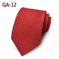 thumbnail image 6 of Silk Plaid Ties Men Stropdassen Wedding Cravate Pour Homme Jacquard Woven Necktie Party Business Formal, 6 of 7