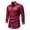 Red, variant on QUINDOS Mens Shirts Mens Fall And Winter Fashion Casual Faddish Long Sleeve Turn-down Collar With Pocket Comfy Leisure T-shirt