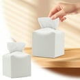 thumbnail image 6 of Leather Tissue Cover for Home Square Design Durable Elegant Decorative Storage Container Easy Access for Disposable Paper Napkins Living Room Bedroom, 6 of 8
