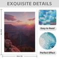 thumbnail image 3 of Diamond Art Kits for Adults - 5d Sunset Canyon View Majestic Landscape Diamond Painting for Adults, Diamond Art for Adults Beginners, Diamond Painting Kits for Adults for Home Wall Decor, 3 of 7