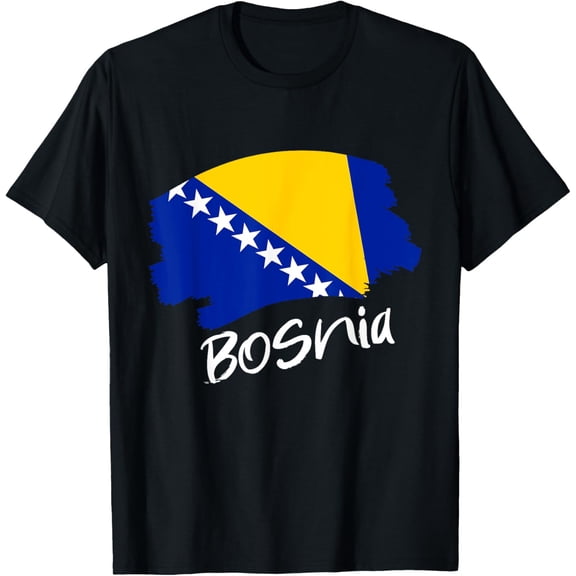 men and women can wear,Bosnian Flag Bosnia and Herzegovina T-Shirt