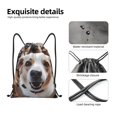 thumbnail image 4 of Fotbe Realistic Cute Puppy Bolsa Mochila con Cordón Estampada, Bolsa de Gimnasio Deportiva, Bolsa Cinch, Bolsa con Cordón para Hombres y Mujeres-Medium, 4 of 6