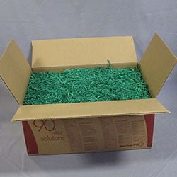 Deluxe Small Business Sales 431-10-20 10 lbs Crinkle Cut Fill Hunter Green 