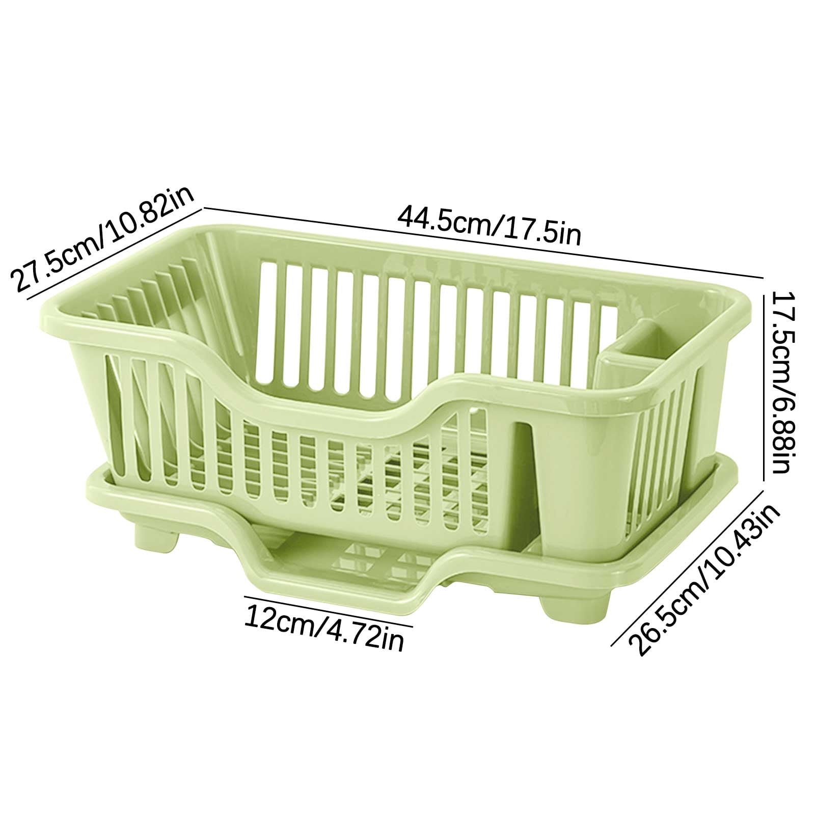 AYktou Dish Drying Rack,Dish Racks for Kitchen Counter,Mini Dish Rack with Drainboard,Dish Drainer & Tray Kitchen Sink Organizer for Small Spaces,Apartments,Boats,and More