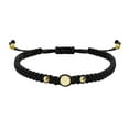 thumbnail image 5 of Ziurtnc Retro Titanium Steel Beads Couple Bracelets Lightweight Adjustable Rope Friendship Wristbands Birthday Gift, 5 of 8