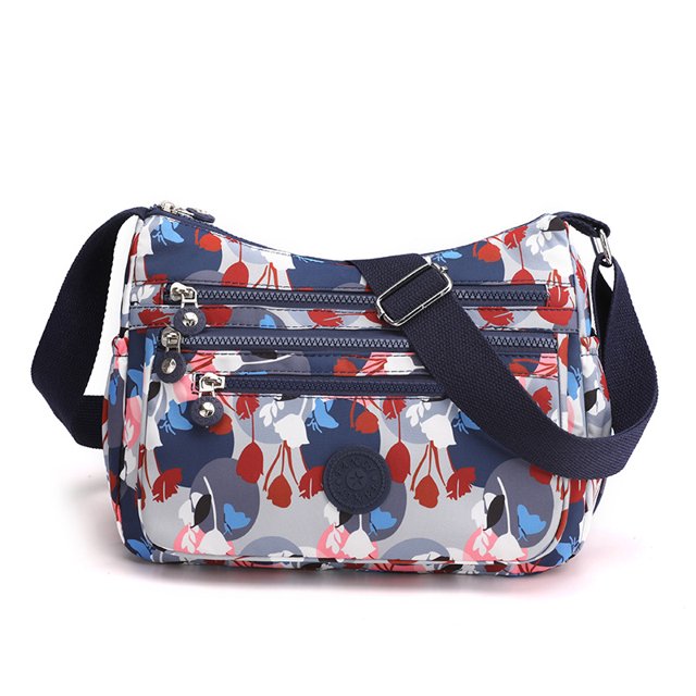 Bolso de tela Oxford impermeable, bolso cruzado de nailon, bolso de moda informal para madres, bolso de lona para mujeres