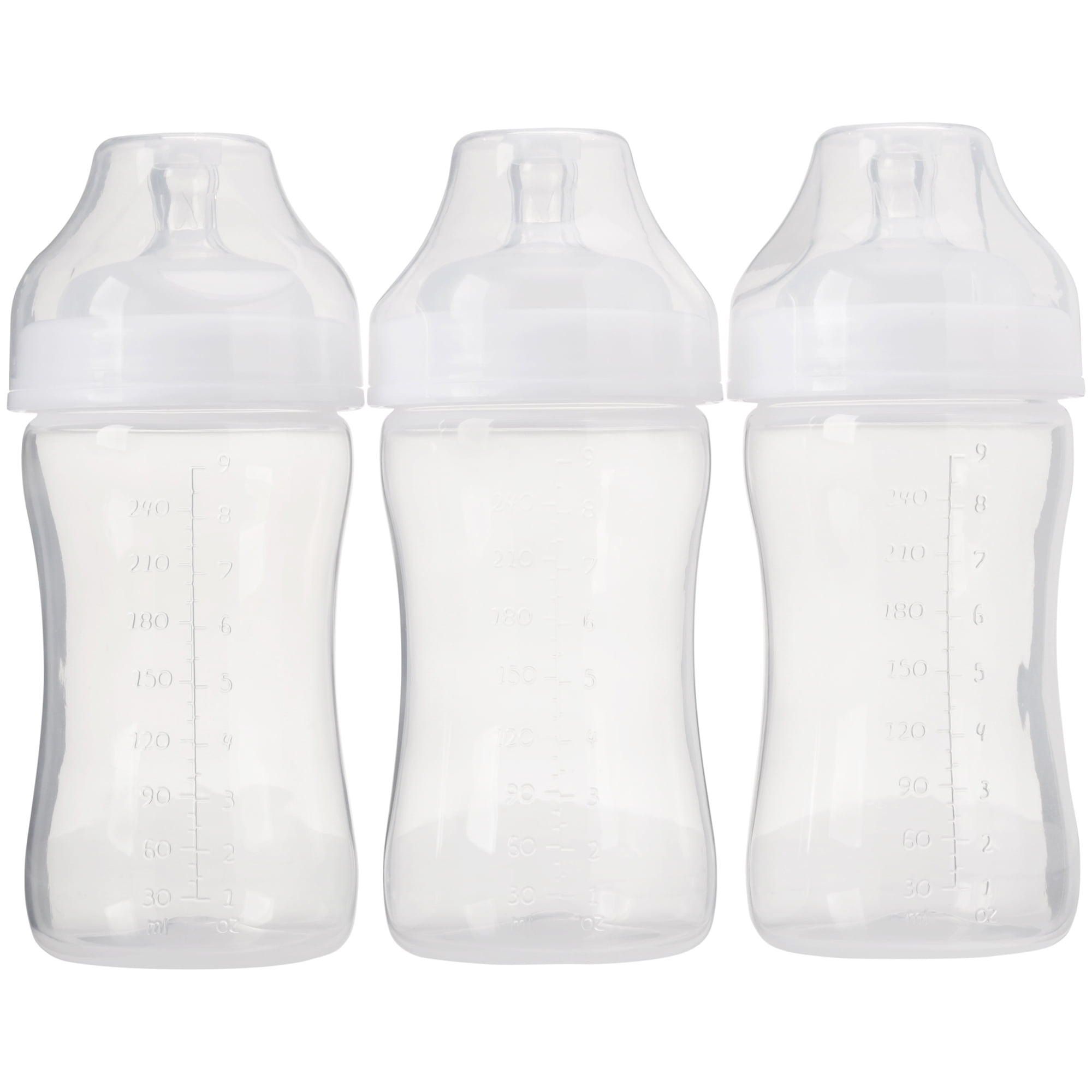 Parent's Choice™ Medium Flow Wide Neck 3-9 oz. Plastic Bottles