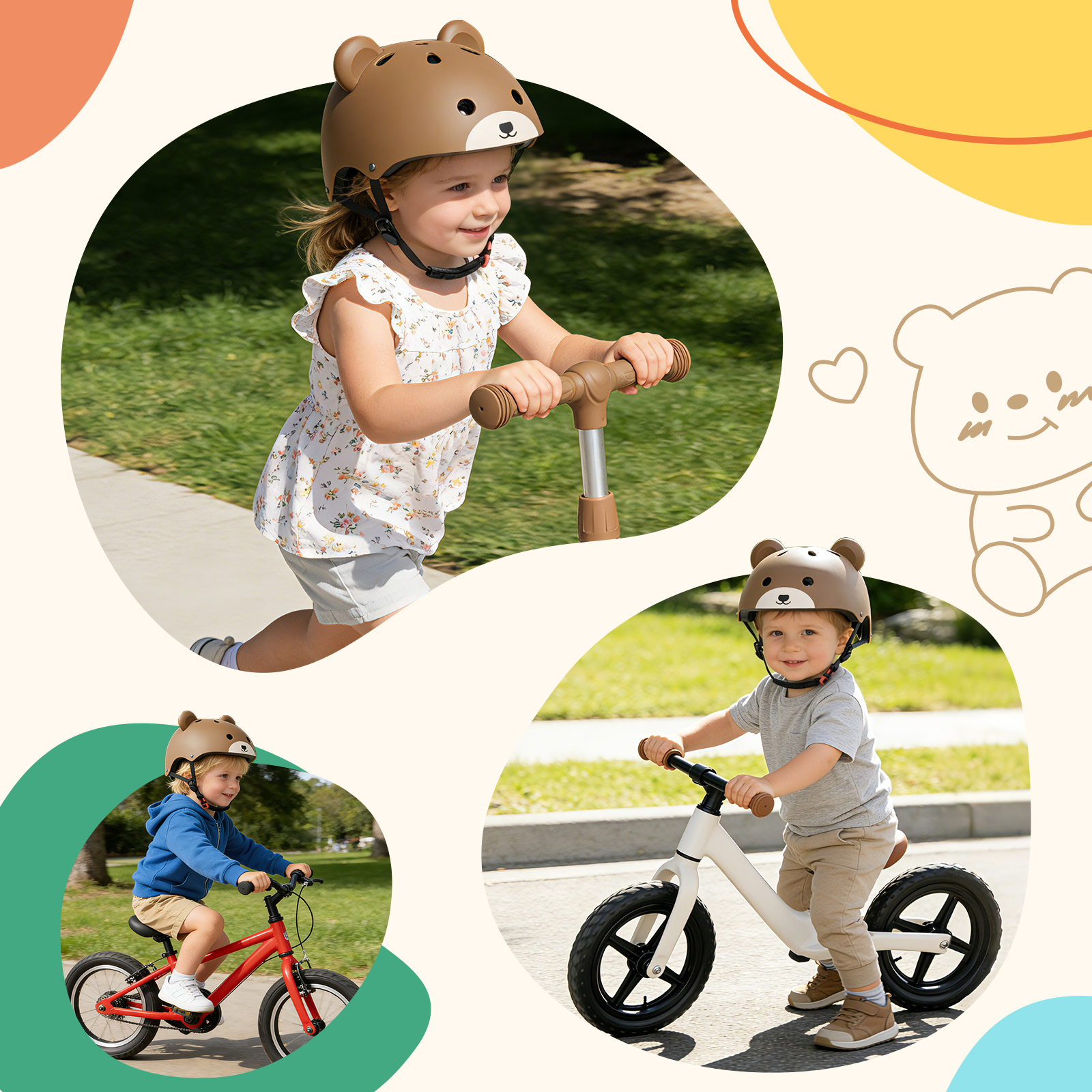 XJD Toddler Bike Helmet Lightweight Kids Ages 1-5 photo 2