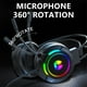thumbnail image 5 of Herunwer Over-Ear Wired Gaming Headset with RGB Lighting, Breathable Memory Foam, and Detachable Microphone, 5 of 7
