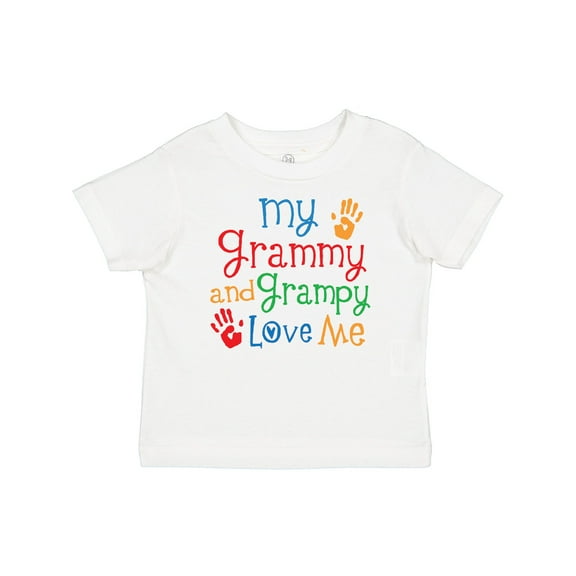 Inktastic My Grammy and Grampy Love Me Boys or Girls Baby T-Shirt