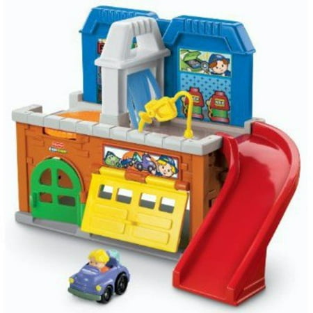 Little People Wheelies Stow 'n Tow Garage