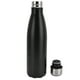 thumbnail image 5 of Frasco térmico con forma de Cola, botellas de agua de acero inoxidable para la escuela, deportes al aire libre, Camping, senderismo, viajes, negro mate, 5 of 14