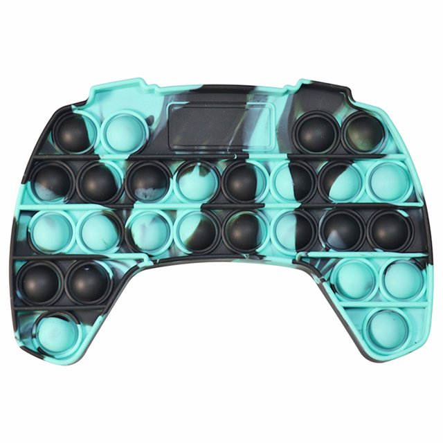 Push Bubble Fidget Toys Gamepad Squeezing Toy Tie-Dye (negro verde claro) Tmvgtek Nuevos Originales