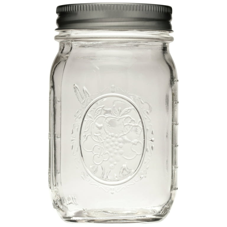 Ball 16oz 12pk Glass Wide Mouth Mason Jar with Lid and Band