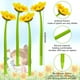 thumbnail image 2 of Pluma plástica del girasol de la flor falsa 16pcs Adepaton ZJWJ006, 2 of 7
