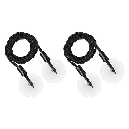 

2pcs Sucker Clothesline Portable Telescopic Punch Free Windproof Clothes Line