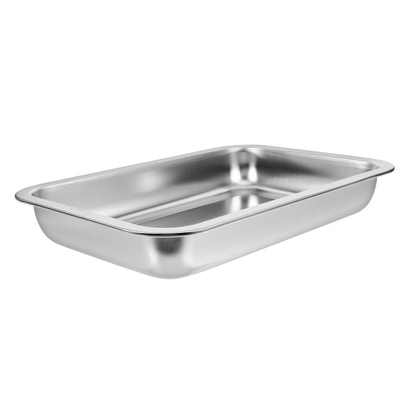 WRITWAA Durable Stainless Steel Cat Litter Box Silver Open Type Practical