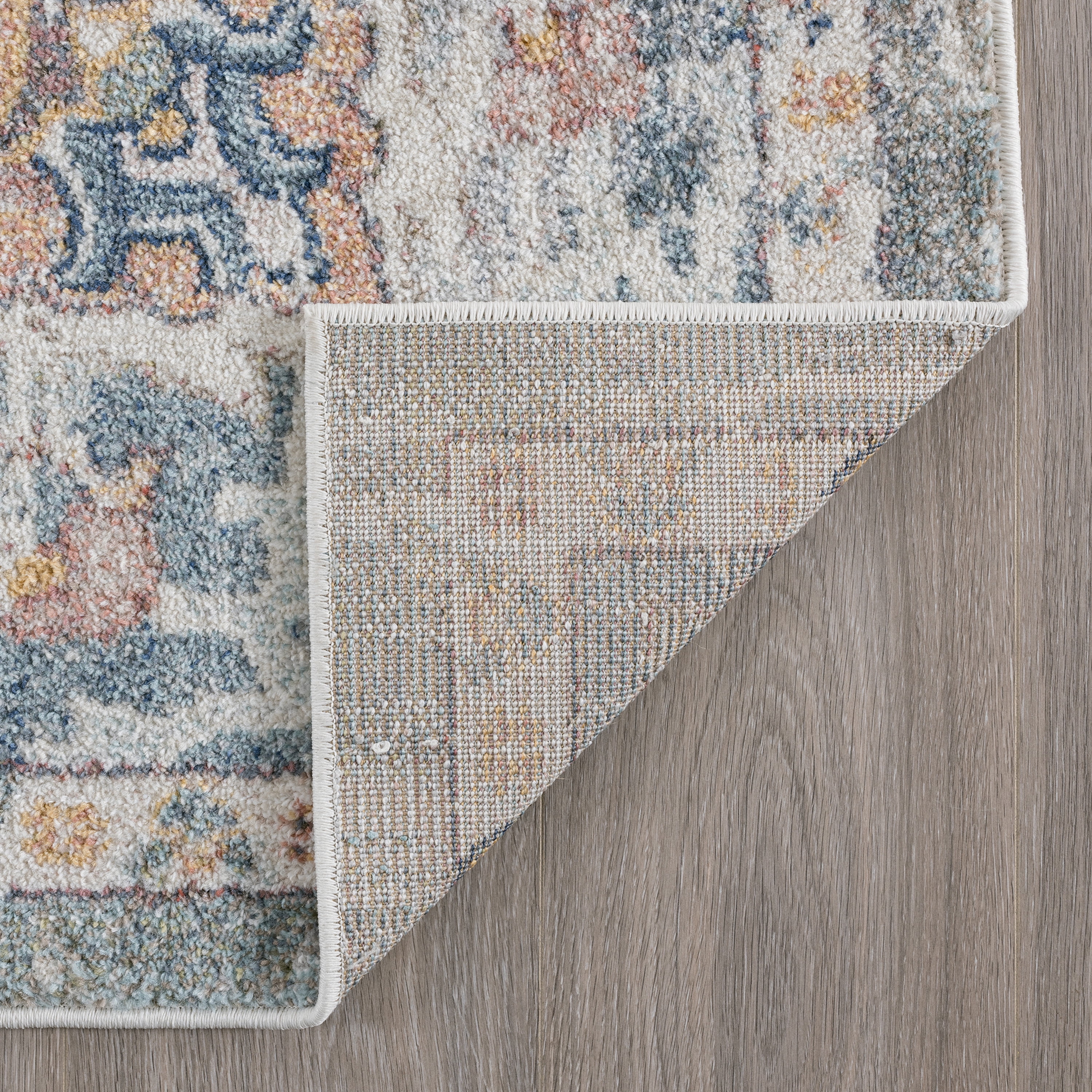 Bliss Rugs Traditional Indoor Doormat Oriental Floor Mat for Entrance, Indoor Door Mat | Cream, 2' x 3'