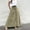 Green, variant on High Waisted Skirts for Women Vintage Stretch A-Line Flared Casual Maxi Skirts Buttons Down Elegant Flowy Skater