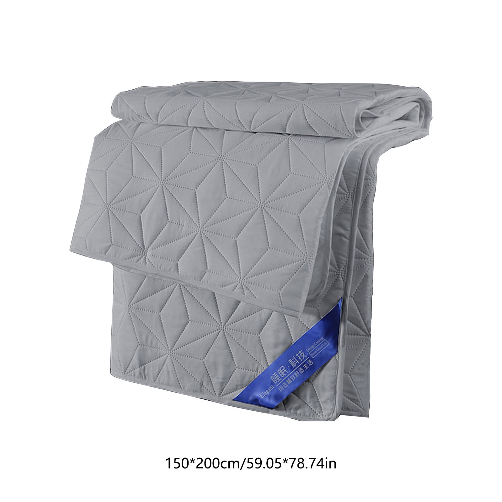 Djibouti Cozy Waterproof Cotton Mattress Protector - Quilted Fitted Pad with Deep Pockets for Stain-Free Sleep, 59x78.7in